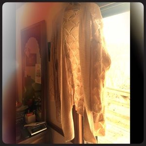 Beige chunky cardigan
